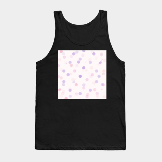 Pastel Color Dots Tank Top by Peaceful Space AS